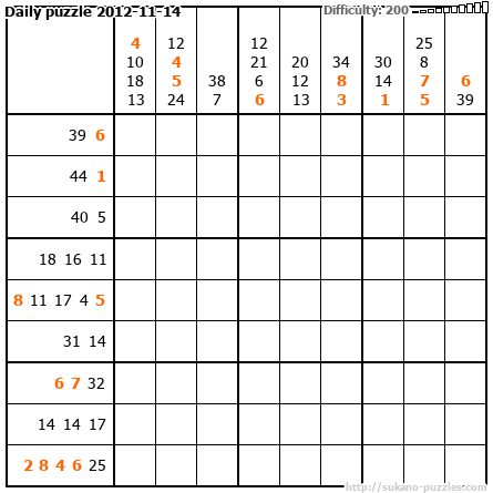 Daily puzzle 2012-11-14