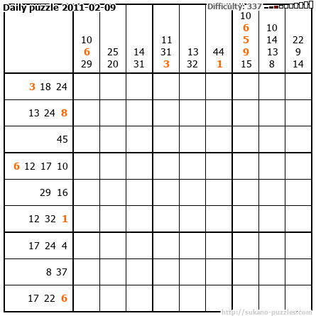 Daily puzzle 2011-02-09