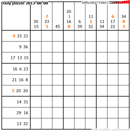 Daily puzzle 2013-08-08