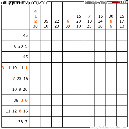 Daily puzzle 2011-02-11