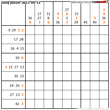 Daily puzzle 2013-09-12