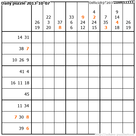 Daily puzzle 2013-10-07