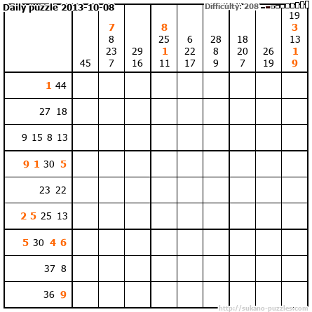 Daily puzzle 2013-10-08