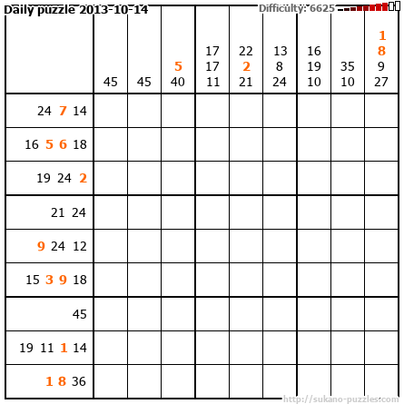 Daily puzzle 2013-10-14