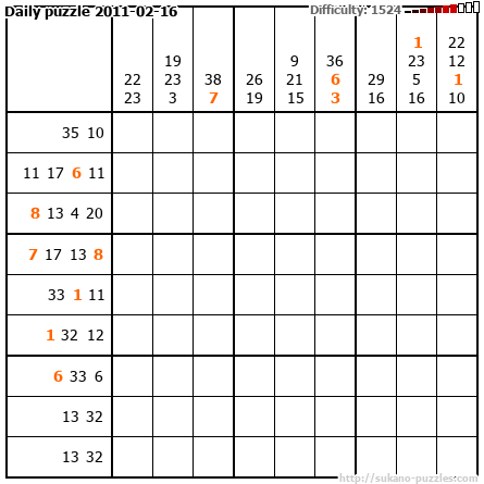 Daily puzzle 2011-02-16