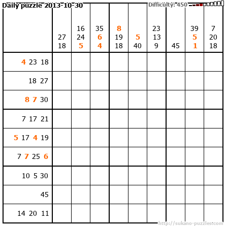 Daily puzzle 2013-10-30