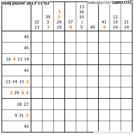 Daily puzzle 2013-11-03