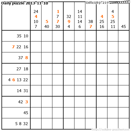 Daily puzzle 2013-11-10