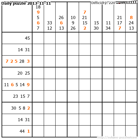 Daily puzzle 2013-11-11