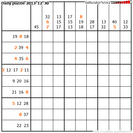 Daily puzzle 2013-12-30