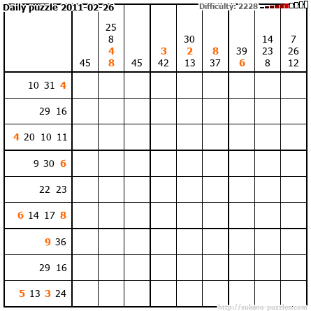 Daily puzzle 2011-02-26
