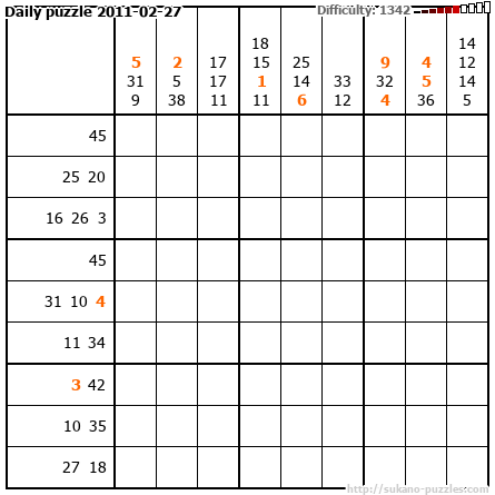 Daily puzzle 2011-02-27