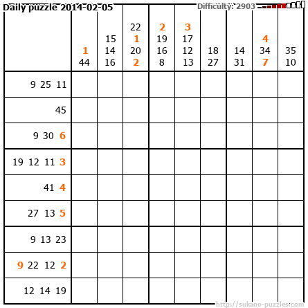 Daily puzzle 2014-02-05