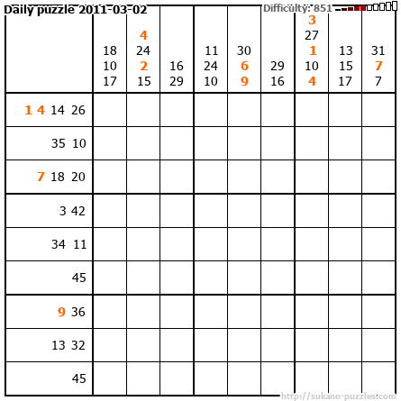 Daily puzzle 2011-03-02