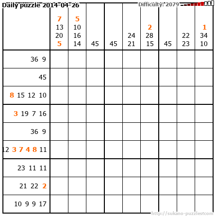 Daily puzzle 2014-04-26
