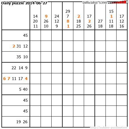Daily puzzle 2014-06-27