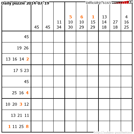 Daily puzzle 2014-07-19