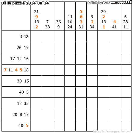 Daily puzzle 2014-08-14