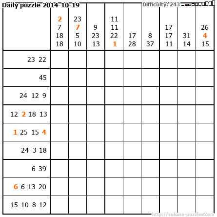 Daily puzzle 2014-10-19