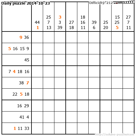 Daily puzzle 2014-10-23