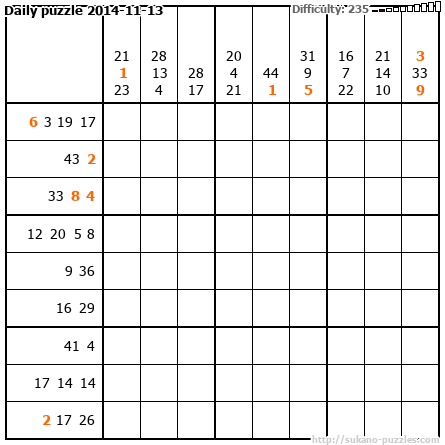 Daily puzzle 2014-11-13