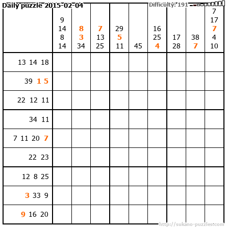 Daily puzzle 2015-02-04