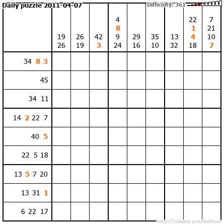 Daily puzzle 2011-04-07