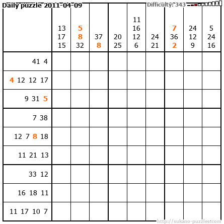 Daily puzzle 2011-04-09