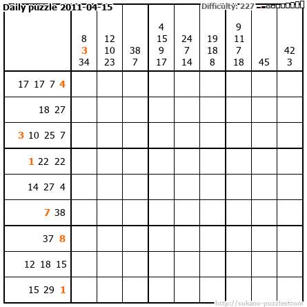 Daily puzzle 2011-04-15