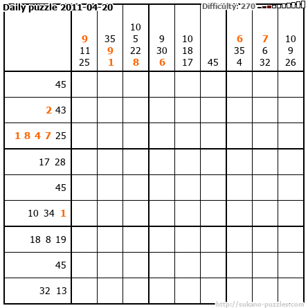 Daily puzzle 2011-04-20