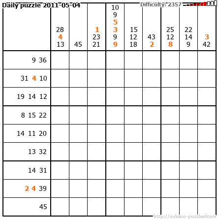 Daily puzzle 2011-05-04