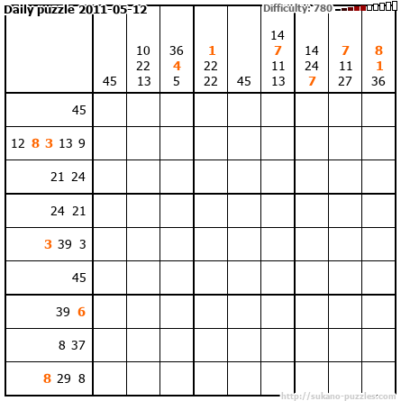 Daily puzzle 2011-05-12