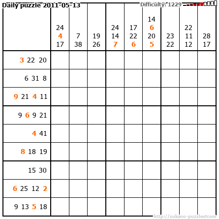 Daily puzzle 2011-05-13