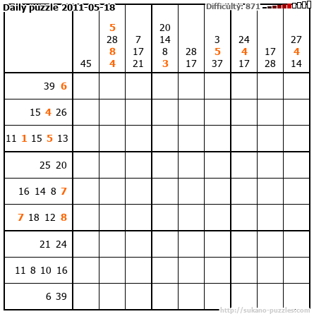 Daily puzzle 2011-05-18