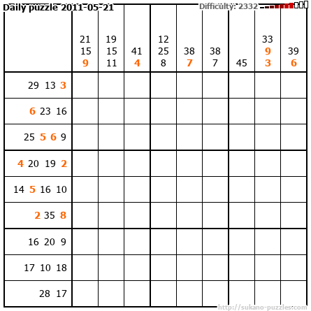 Daily puzzle 2011-05-21