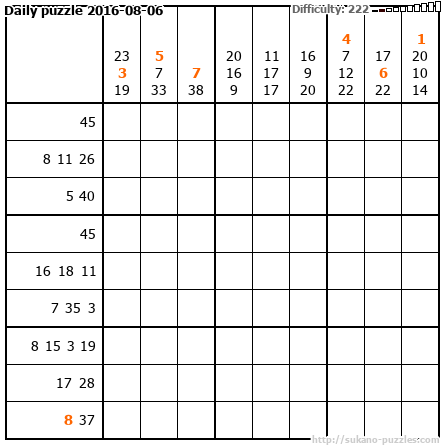 Daily puzzle 2016-08-06