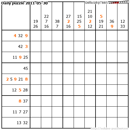 Daily puzzle 2011-05-30