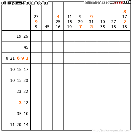 Daily puzzle 2011-06-01