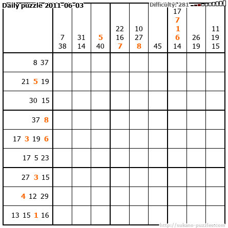 Daily puzzle 2011-06-03