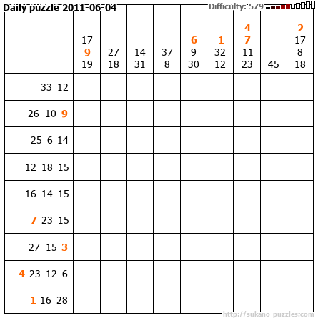Daily puzzle 2011-06-04