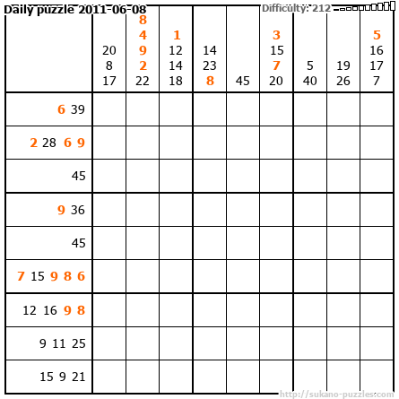 Daily puzzle 2011-06-08