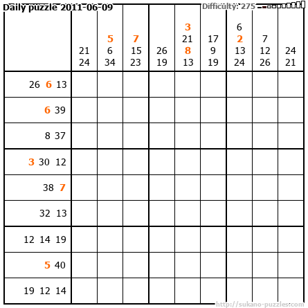 Daily puzzle 2011-06-09