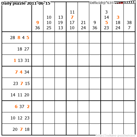 Daily puzzle 2011-06-15