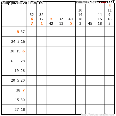 Daily puzzle 2011-06-16