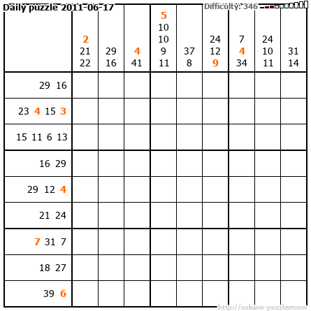 Daily puzzle 2011-06-17