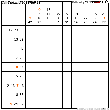 Daily puzzle 2011-06-21