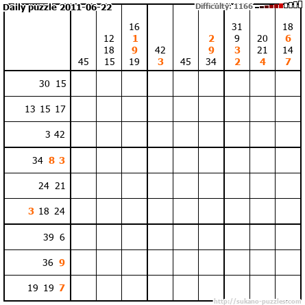 Daily puzzle 2011-06-22