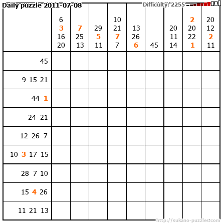 Daily puzzle 2011-07-08