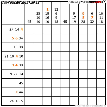 Daily puzzle 2017-10-22