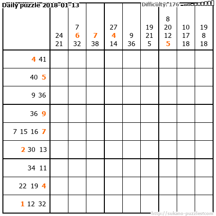Daily puzzle 2018-01-13